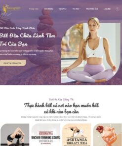 Thiết Kế Web phòng tập Yoga 01 Tại Web Biên Hòa